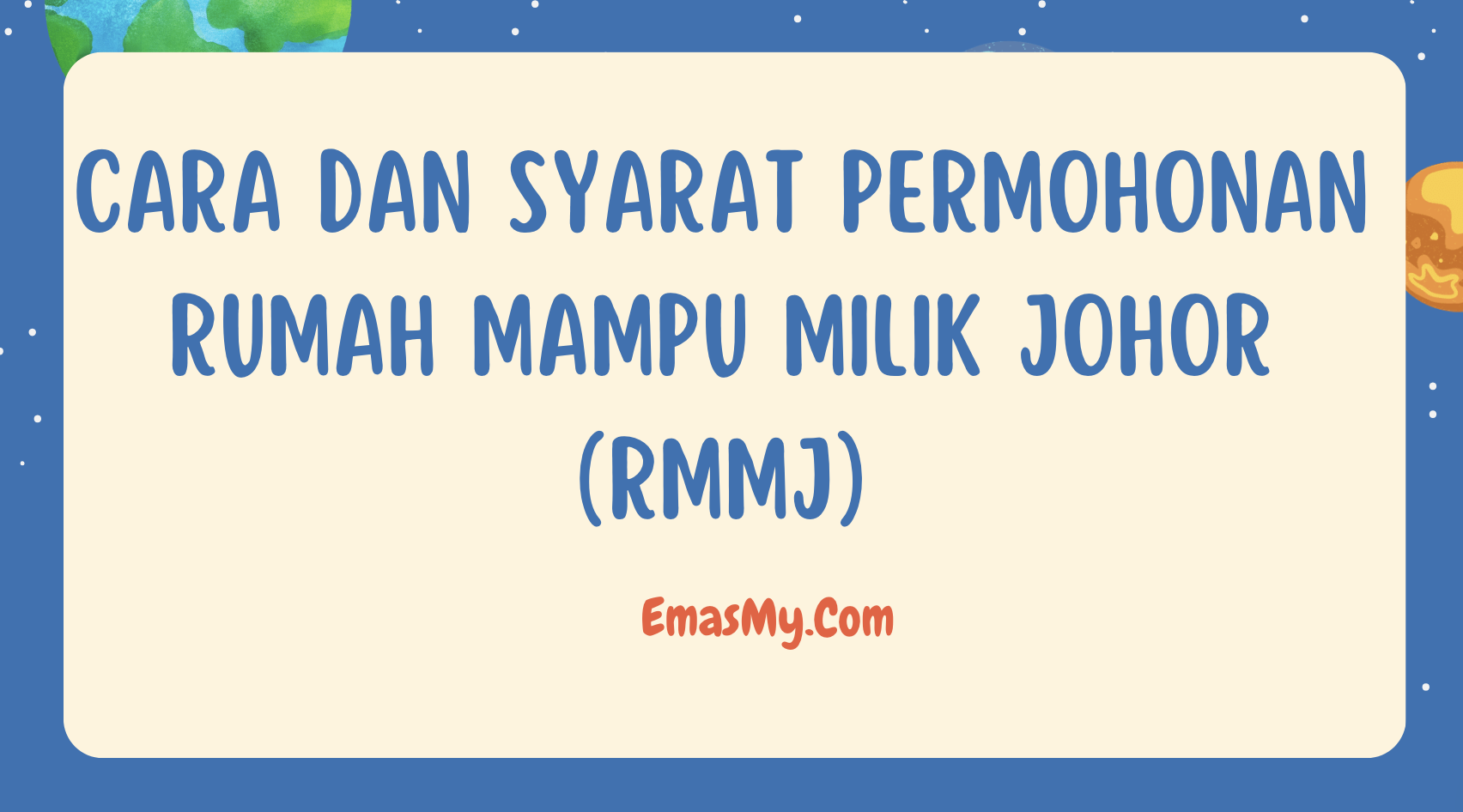 Cara dan Syarat Permohonan Rumah Mampu Milik Johor